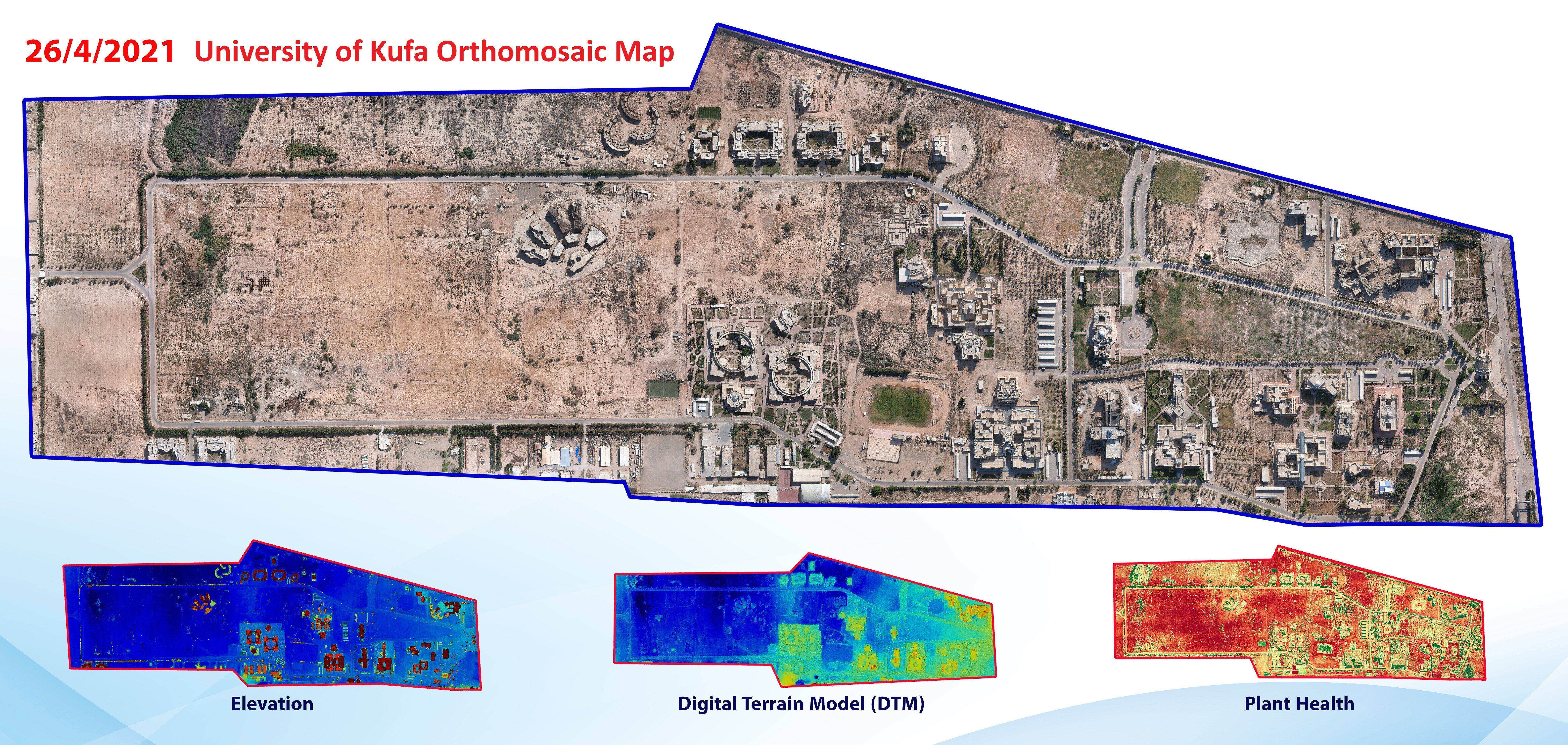 Resulting 1.8 GB orthomosaic map